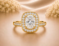 Golden Halo Ring