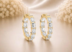 Emerald Eternity Hoops