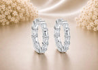 Emerald Eternity Hoops