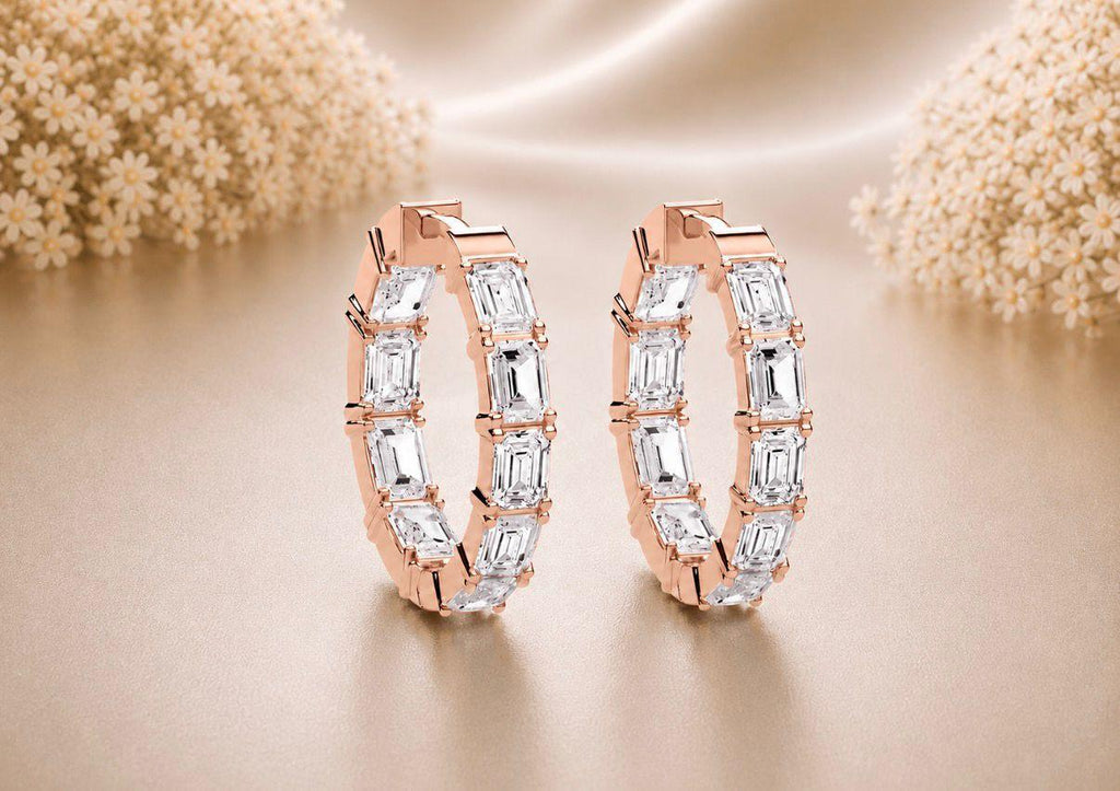 Emerald Eternity Hoops