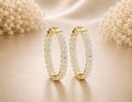 Double Radiance Hoops