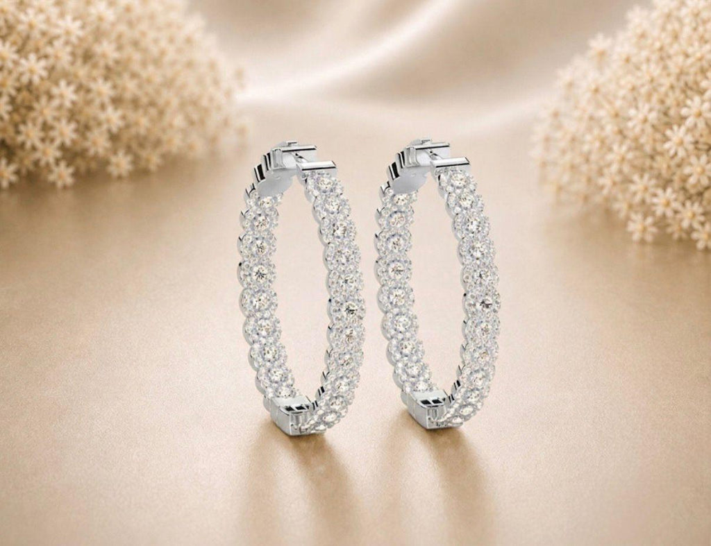 Double Radiance Hoops
