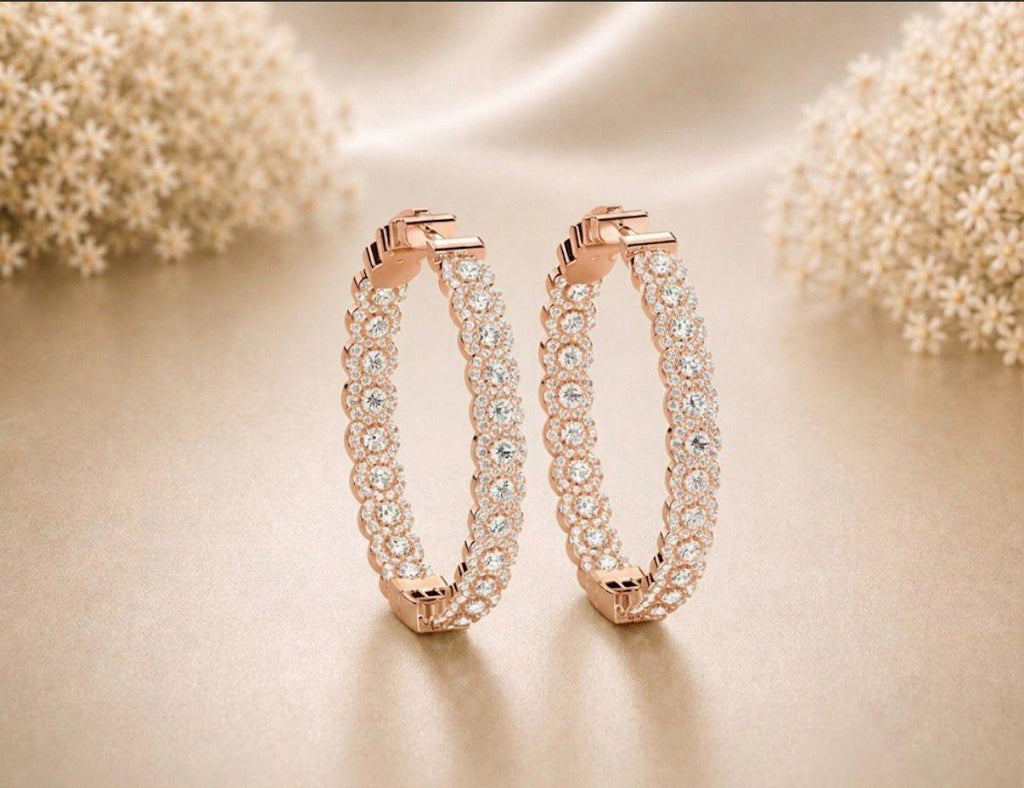 Double Radiance Hoops