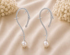 Curved Pearl Ear Loop