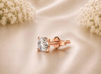 Men's Round Solitaire Stud