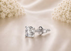 Men's Round Solitaire Stud