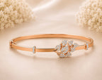 Diamond Leaf Bracelet