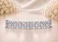 Crossed Sparkle Bracelet