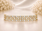 Crossed Sparkle Bracelet