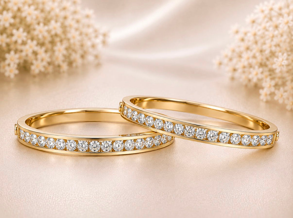 Eternal Line Diamond Bangles