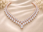 Pear Carland Necklace