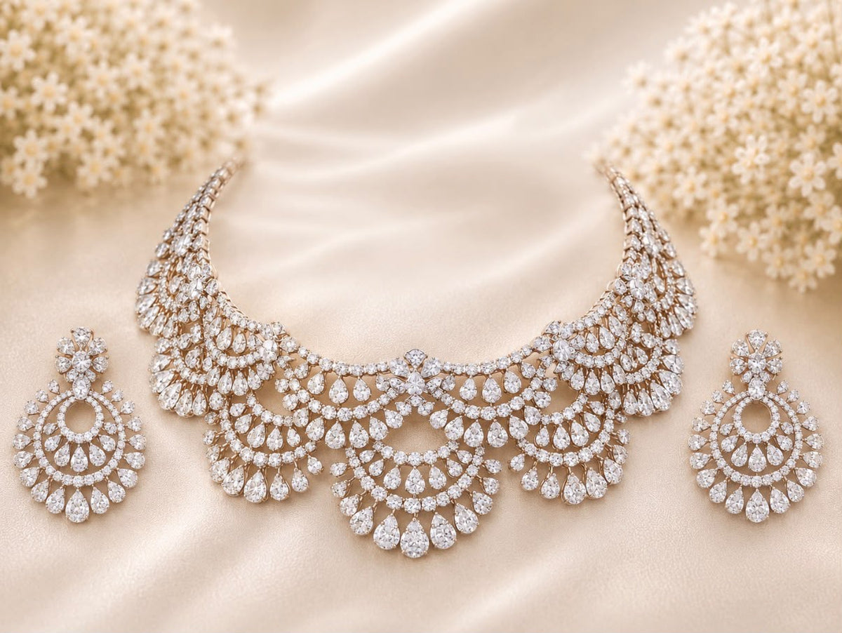 Royal Lace Necklace Set