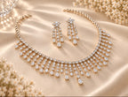 Diamond Fringe Necklace Set
