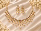 Diamond Fringe Necklace Set