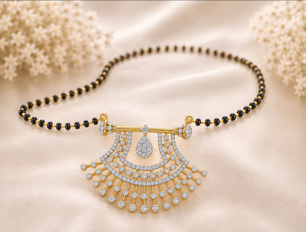 Diamond Drape Mangal Suntra