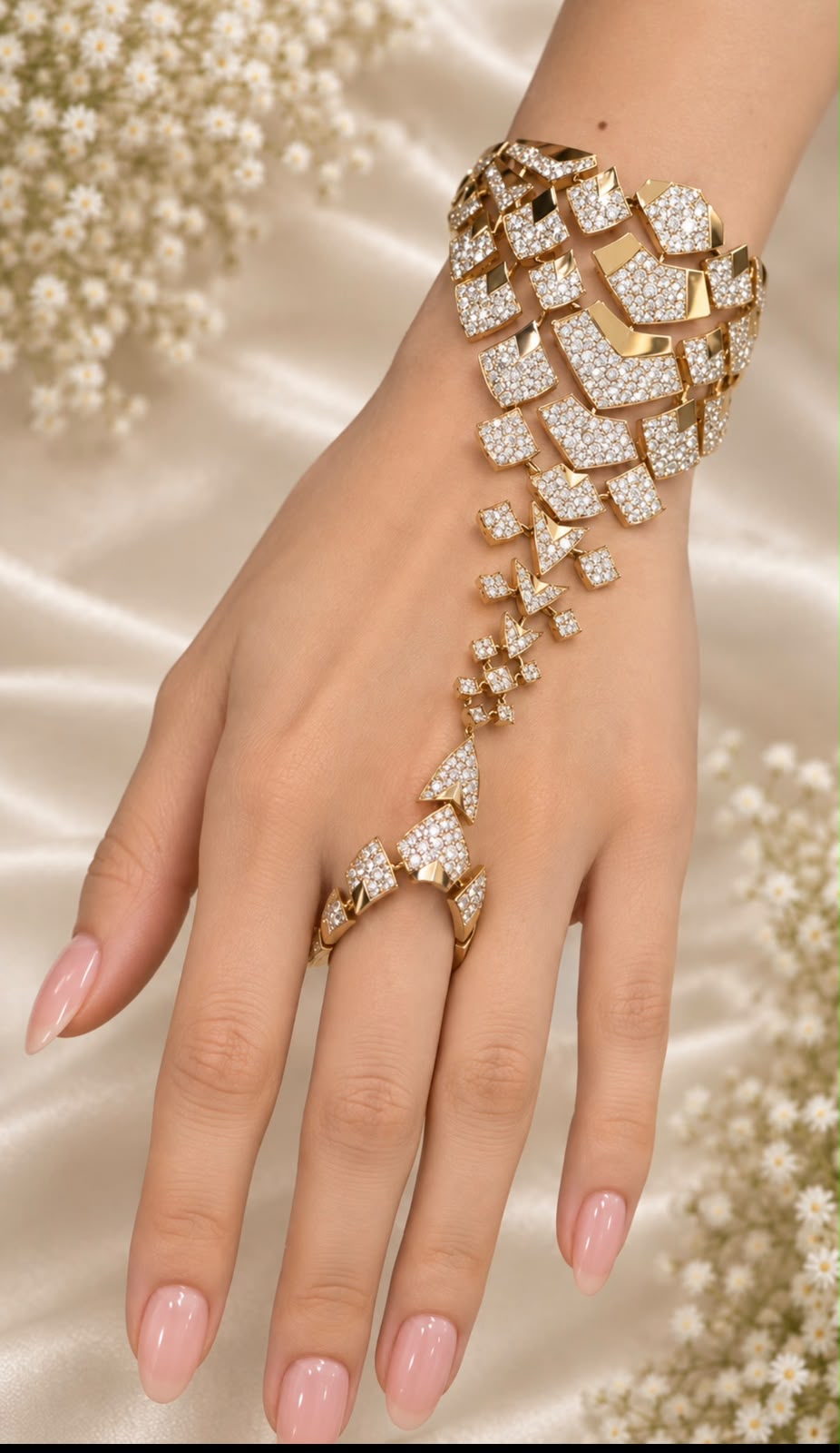Evora Link Hand Chain