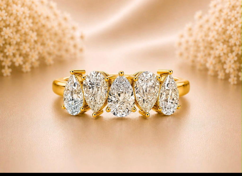 Pear Symphony Ring