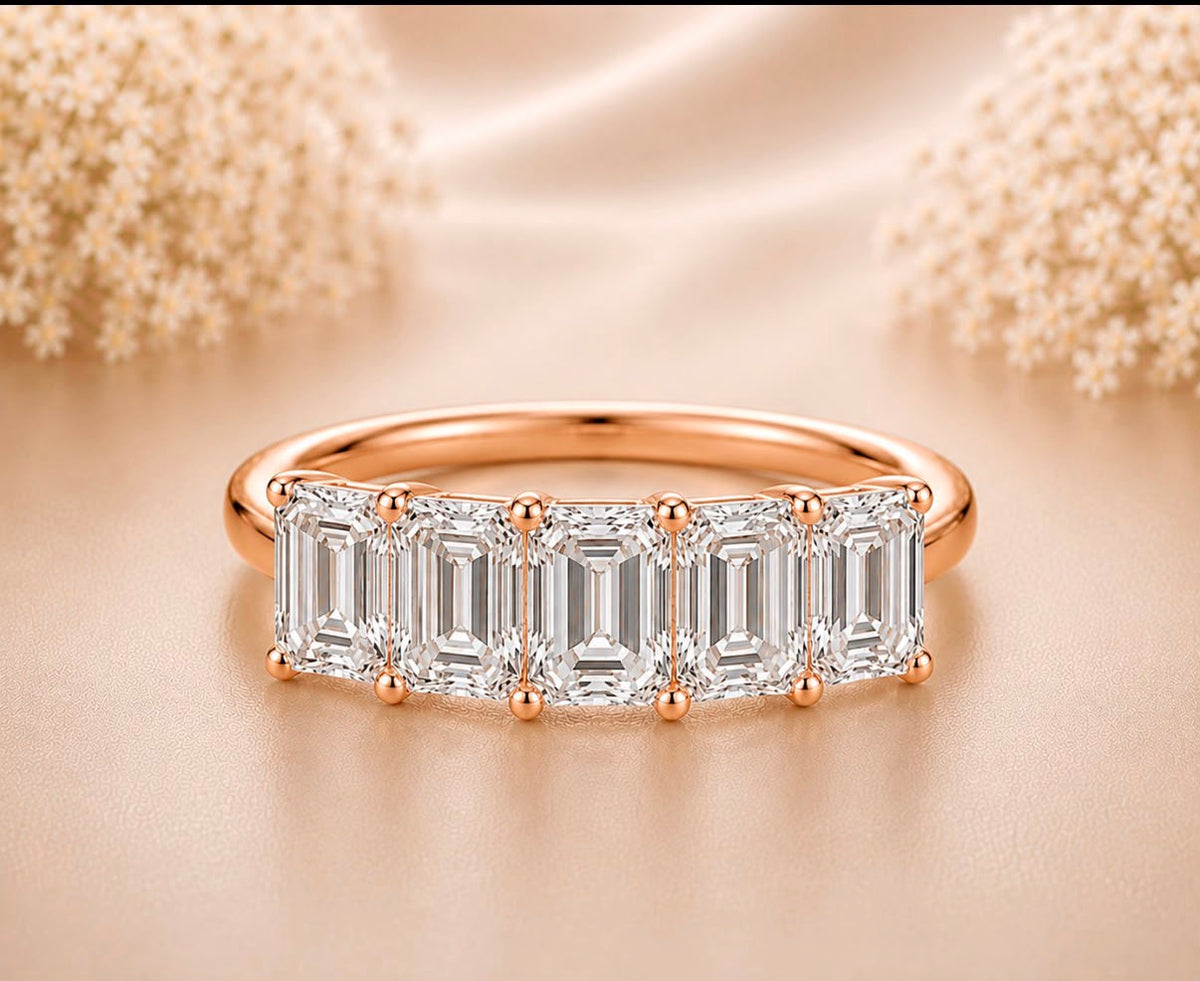 Emerald Harmony Ring