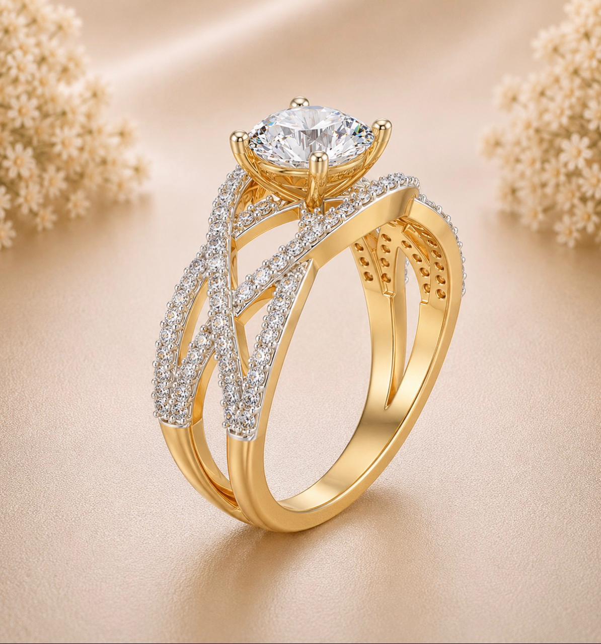 Twisted Glow Ring