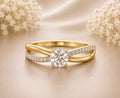 Solitaire Twist Ring
