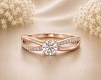 Solitaire Twist Ring