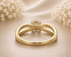 Solitaire Twist Ring