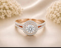 Solitaire Halo Ring