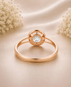 Solitaire Halo Ring