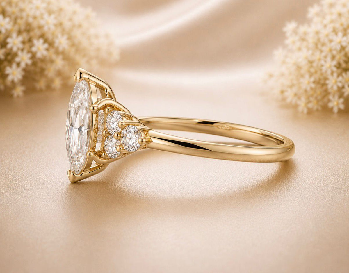 Marquise Bloom Ring