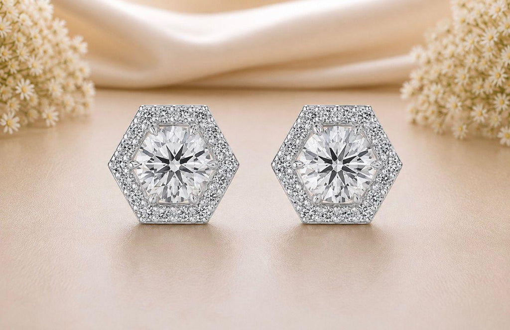 Hexa Halo Studs