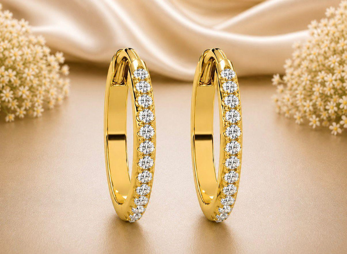 Circle of Sparkle Hoops
