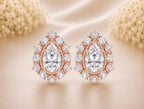 Pear Crown Earrings