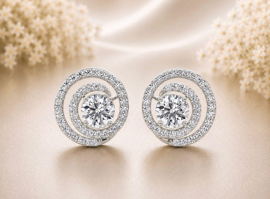 Infinity Spark Earrings