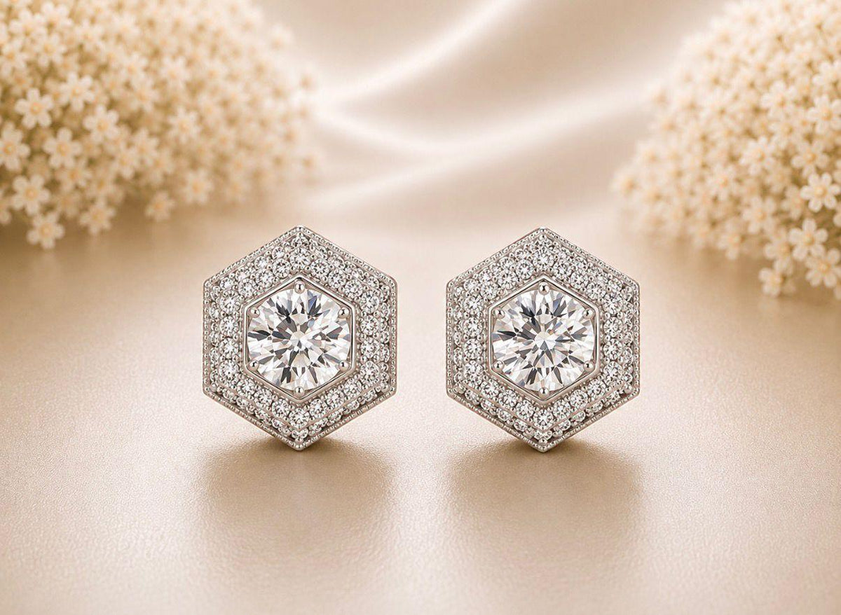 Diamond Fortress Earrings