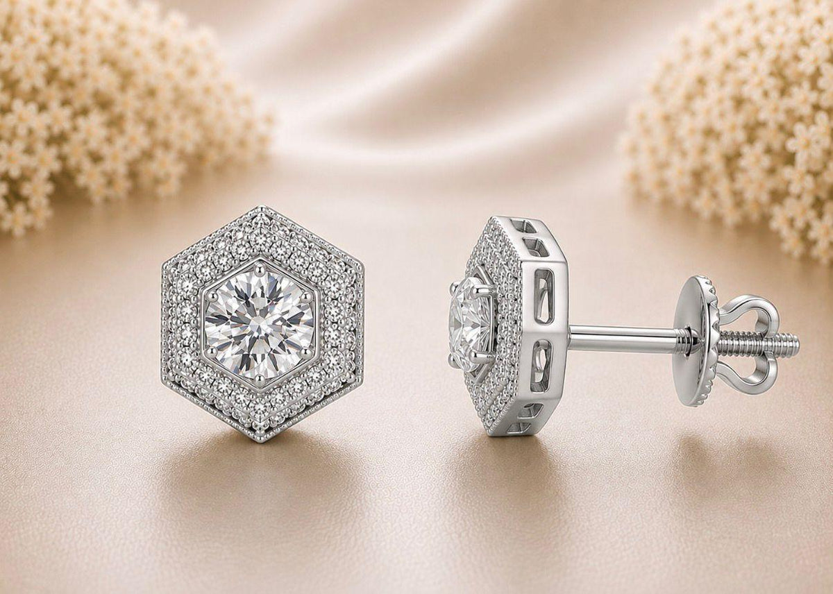 Diamond Fortress Earrings