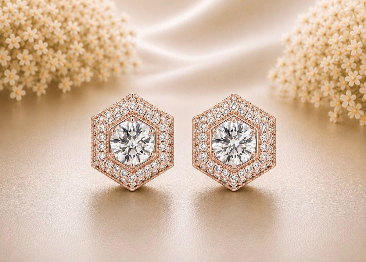 Diamond Fortress Earrings