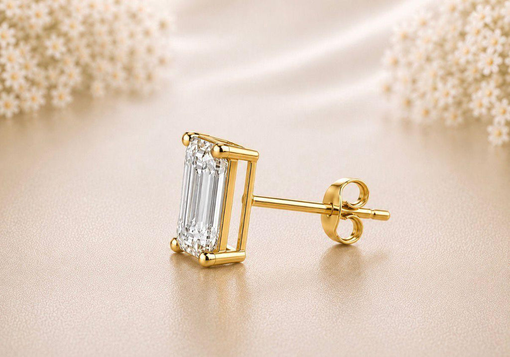 Men's Emerald Elegance Stud