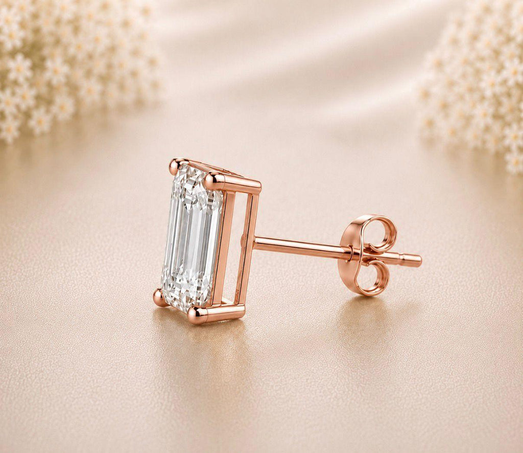 Men's Emerald Elegance Stud