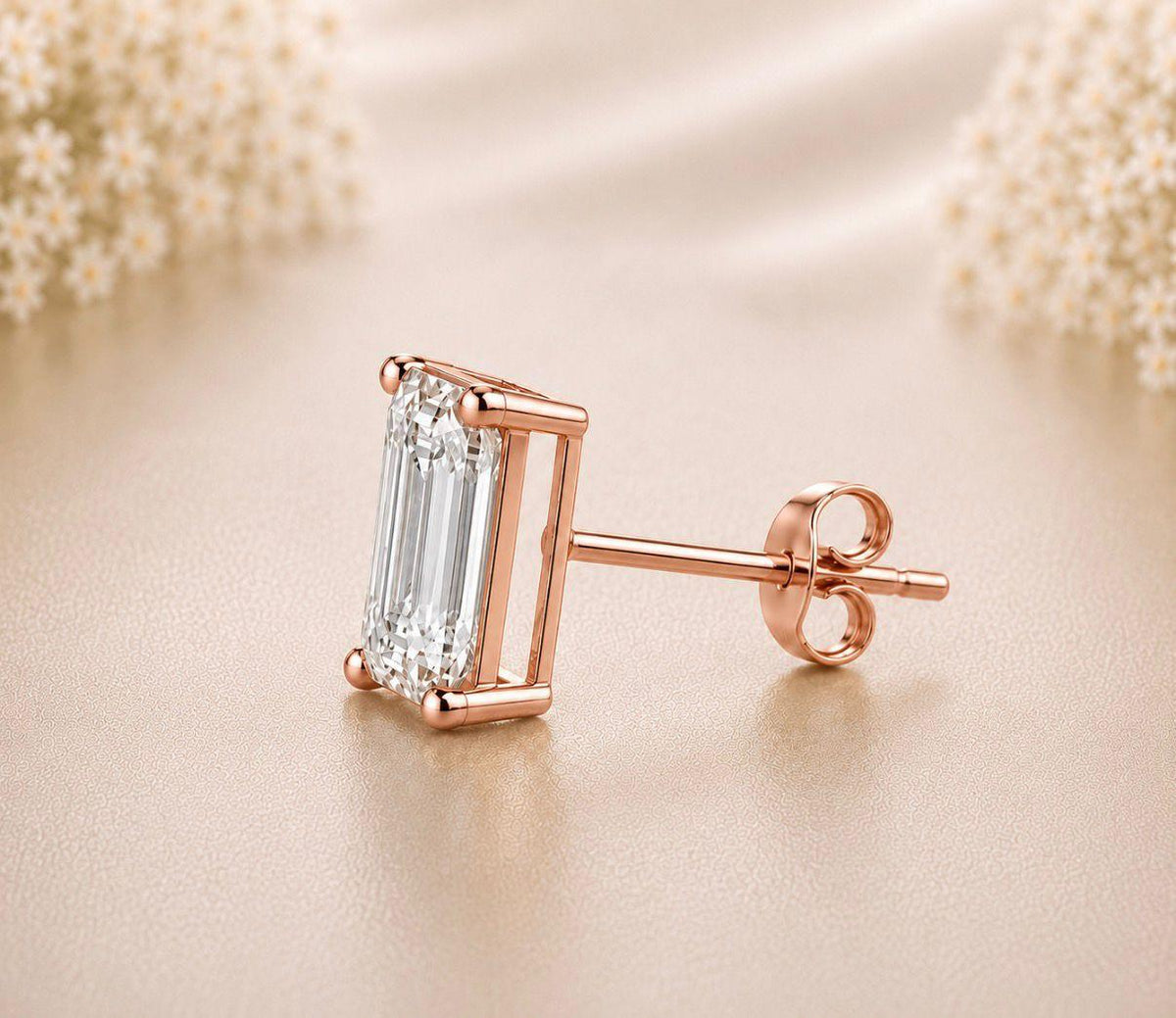 Men's Emerald Elegance Stud