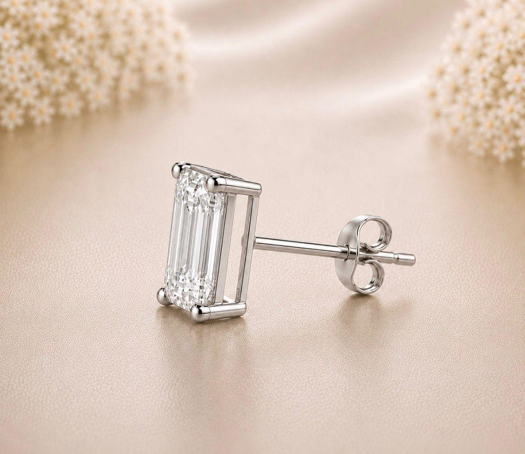 Men's Emerald Elegance Stud