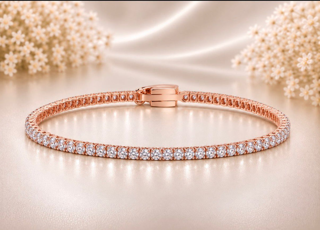 Slim Sparkle Tennis Bracelet