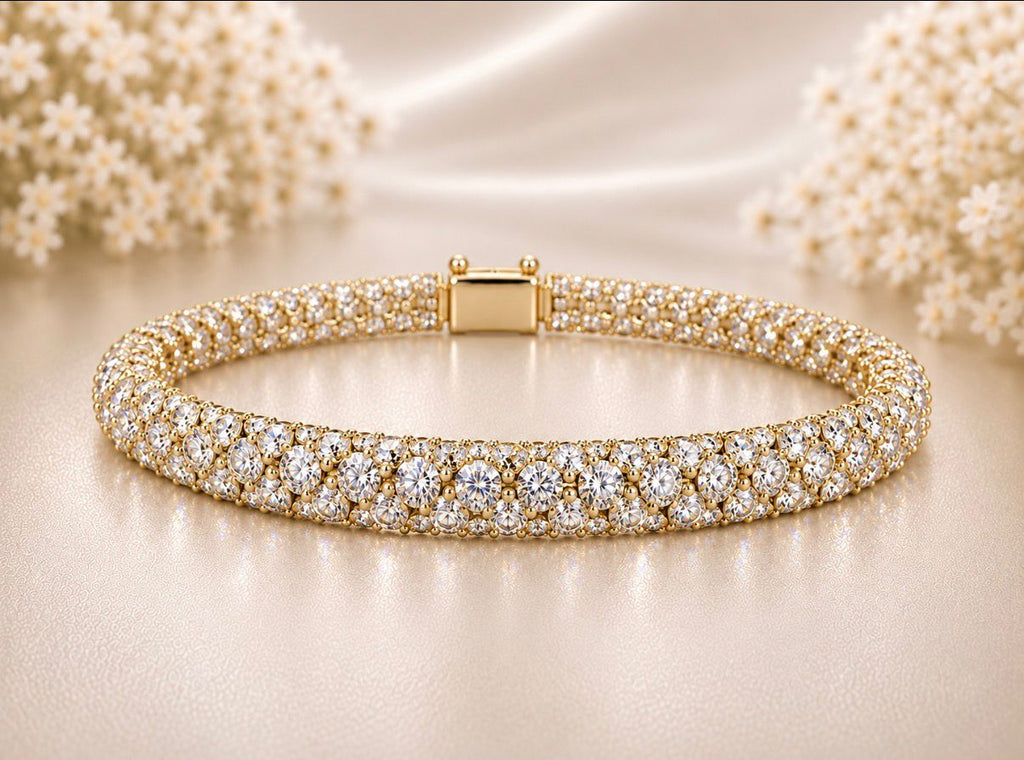 Diamond Cascade Bracelet