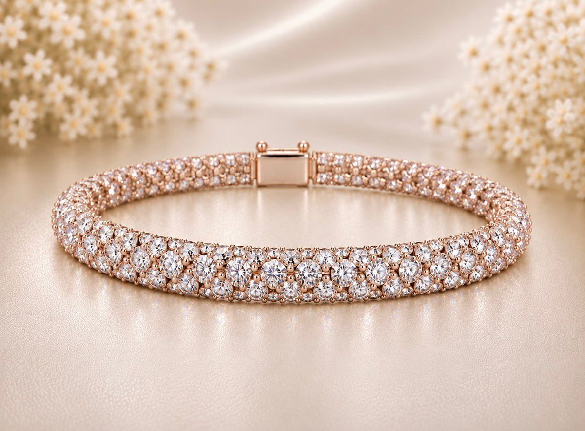 Diamond Cascade Bracelet