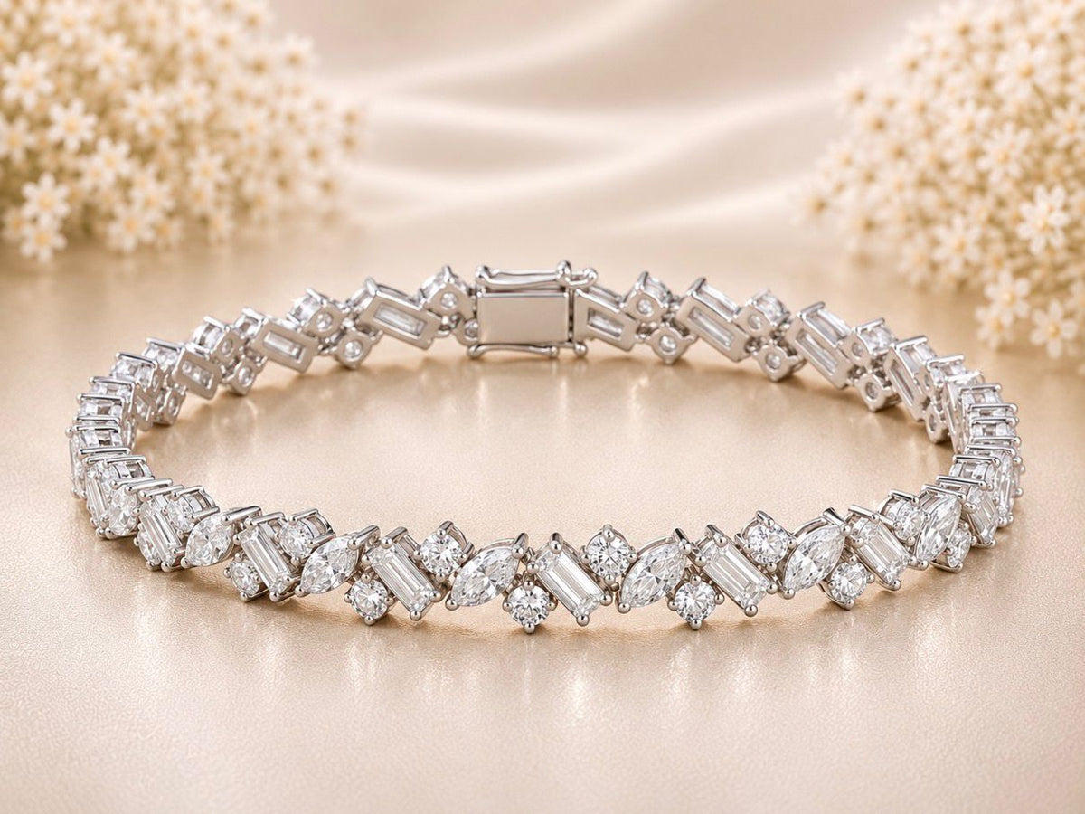 Diamond Mosaic Bracelet