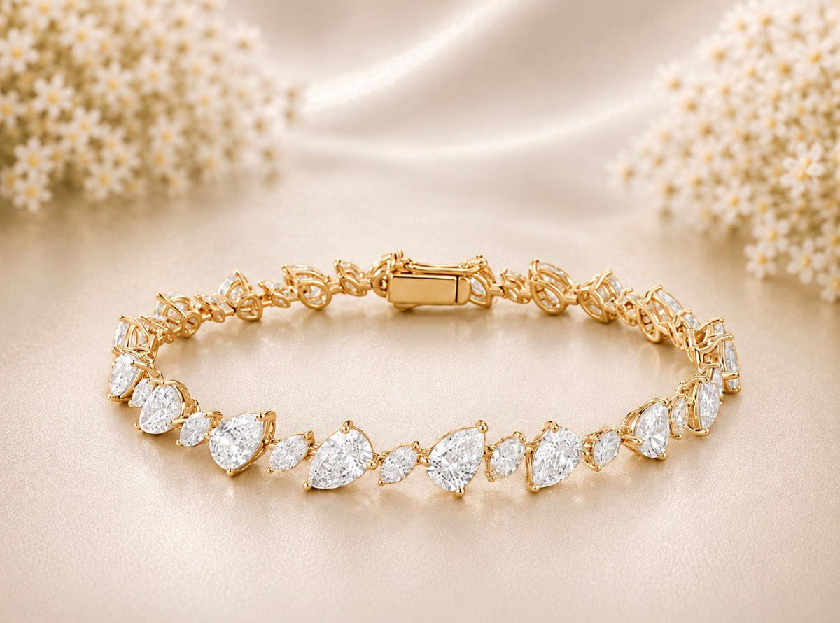 Dewdrop Diamond Bracelet