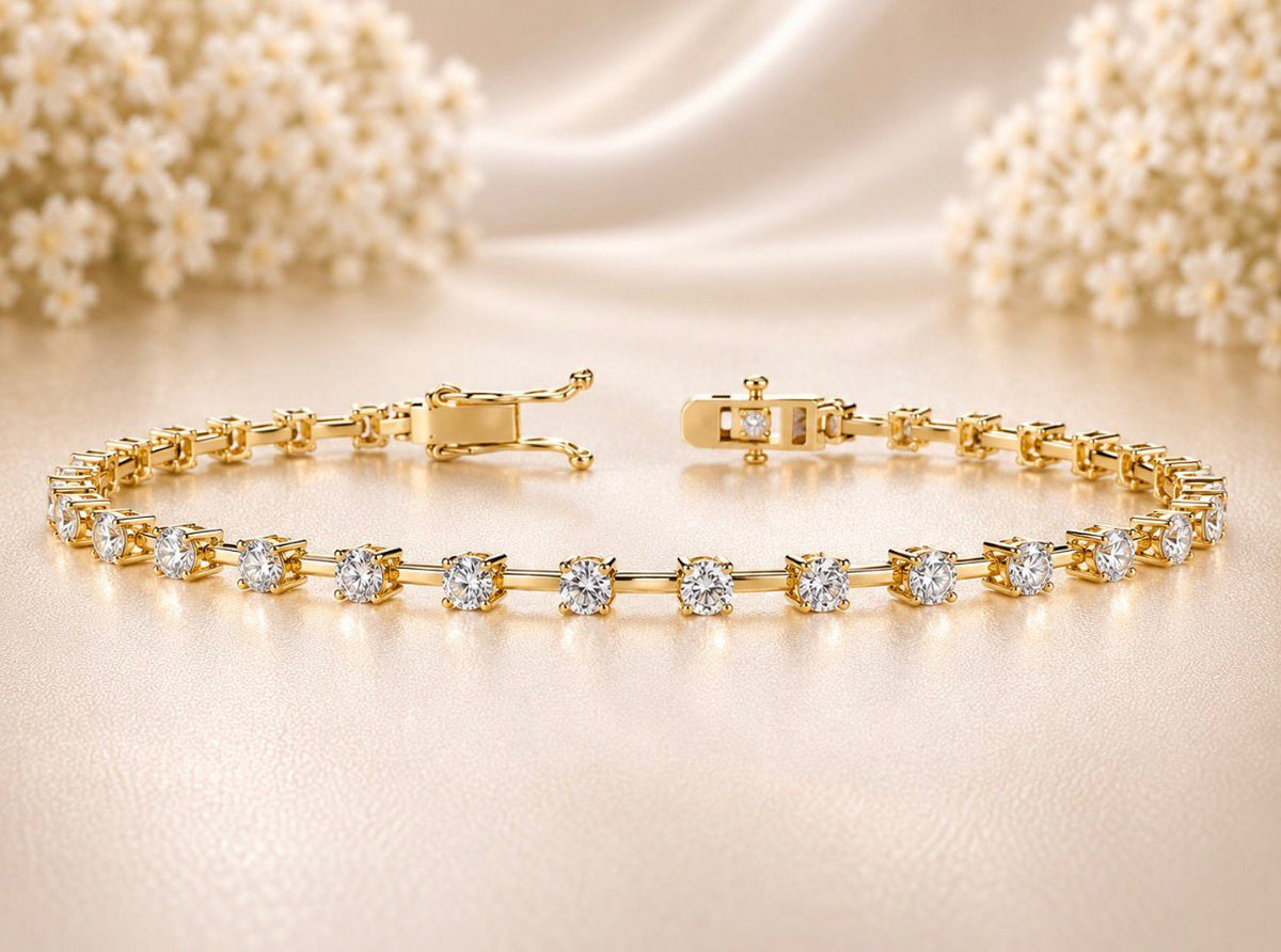 Floating Solitaire Bracelet