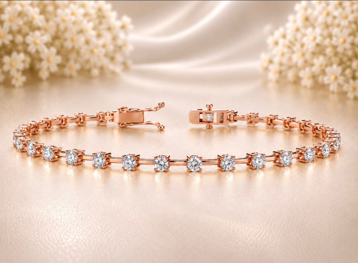 Floating Solitaire Bracelet
