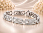 Men's Diamond Link Bracelet