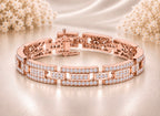 Men's Diamond Link Bracelet