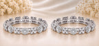 Diamond Rosette Bangles